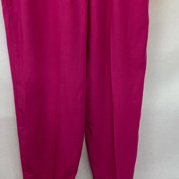 Alfred Dunner PLUS SIZE 20 Pink Belted Pants C-61 - Picture 7 of 11